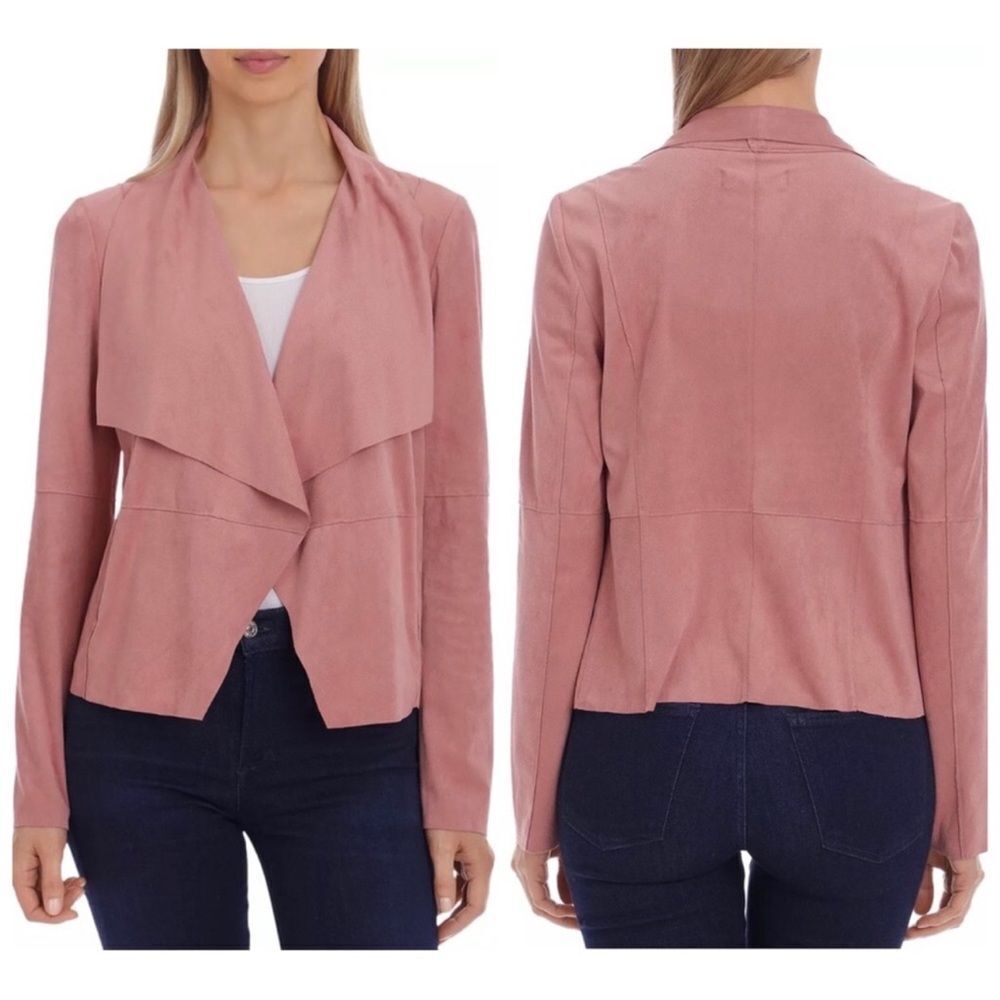 bagatelle Dusty Rose Open Front Jacket